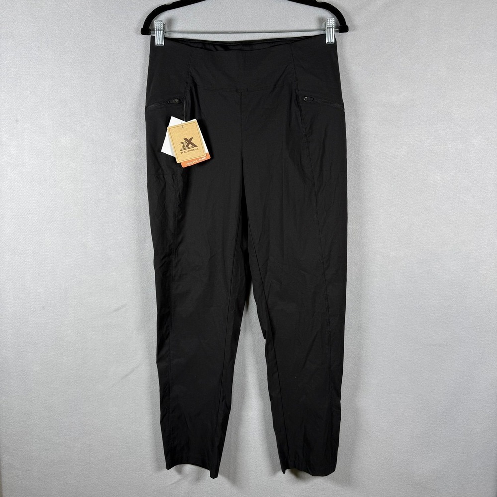 ZeroXposur Womens Small Pull On Pant Black Stretch Hiking Outdoor Utility Travel